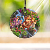 Disney – Peter Pan – Lost Boys – 3.5” Starfire Prints Hanging Glass Print Accessory – Light Catching Hanging Accessory – Ideal for Gifting and Collecting